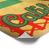 Poster de père Noël Cruz Retro (Coin)