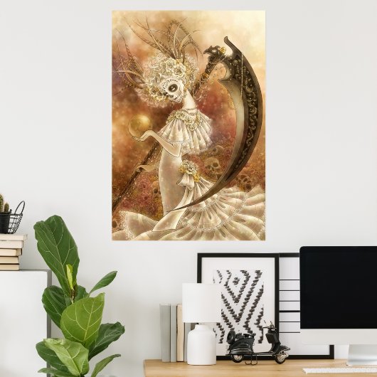 Poster de père Noël Muerte (Bureau à domicile)