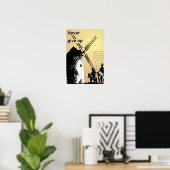 Poster de persévérance (Bureau à domicile)