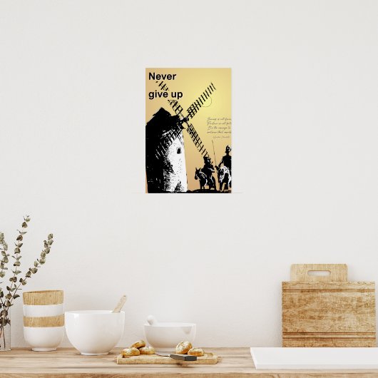 Poster de persévérance (Cuisine)