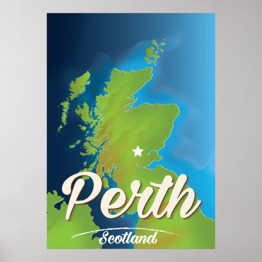 Poster de Perth Scotland Travel (Devant)