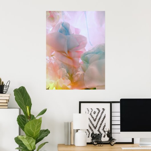 Poster de pétales doux (Bureau à domicile)