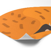 Poster De petits mignons renards dorment sur un arrière - (Coin)