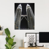 Poster de Petronas tours (Bureau à domicile)