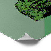 Poster de Philosoraptor blanc (Coin)