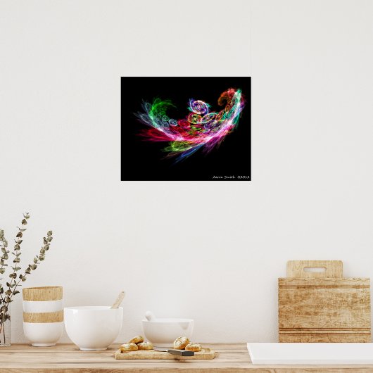 Poster de Phoenix fractal 16x20 (Cuisine)