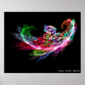 Poster de Phoenix fractal 16x20 (Devant)