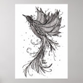 Poster de Phoenix Lineart (Devant)