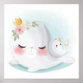 Poster de phoques (Devant)