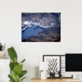 Poster de photos aériennes du barrage Hoover Impri (Bureau à domicile)