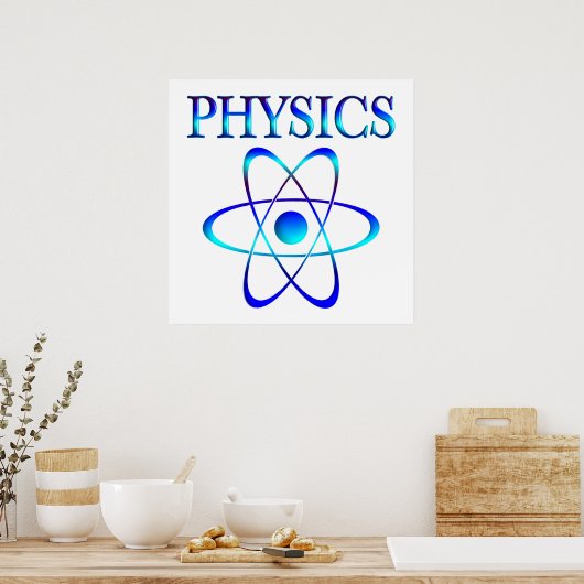 Poster de physique (Cuisine)