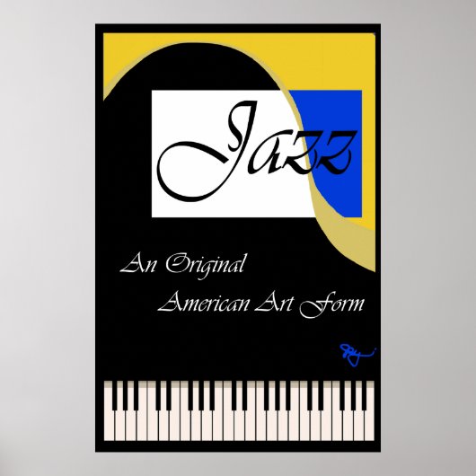 Poster de piano Grand Jazz (Devant)