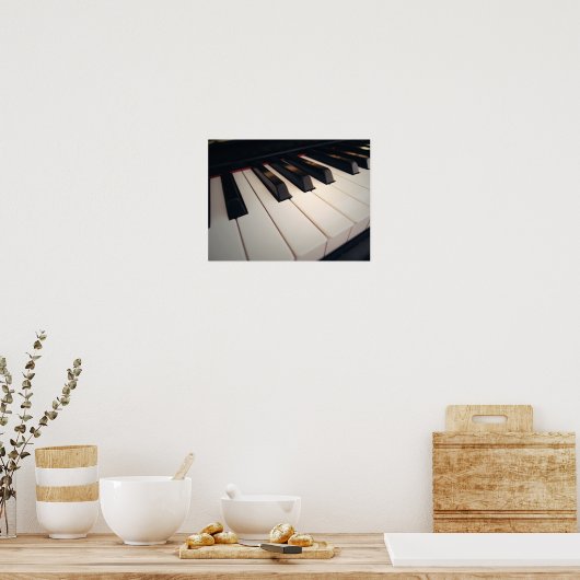 Poster de piano moderne (Cuisine)