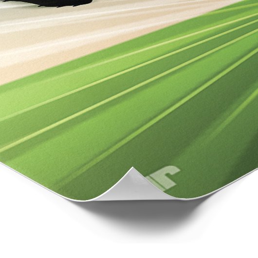 Poster de pied de soccer (Coin)