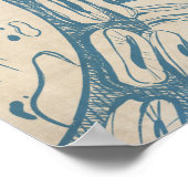 Poster de pieuvre avec affiche d'encre de coupe de (Coin)