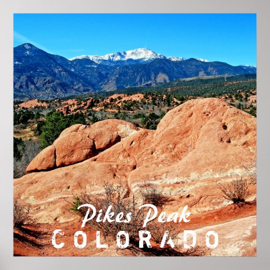 Poster de Pikes Peak, Colorado (Devant)