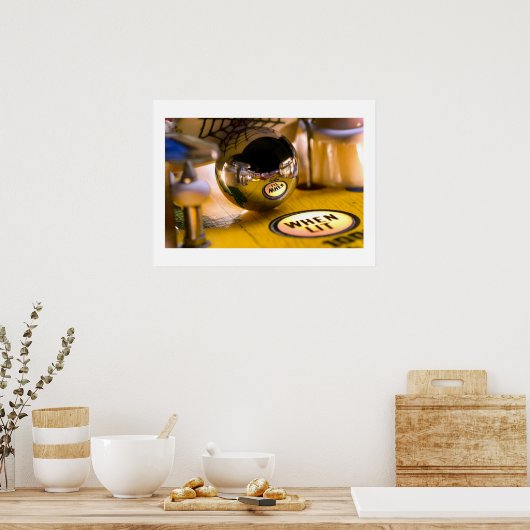 Poster de pinball Spidy Spin (Cuisine)