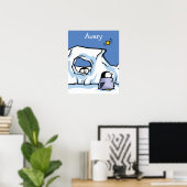 Poster de Pingouin Chick Peek-a-Boo (Bureau à domicile)