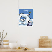 Poster de Pingouin Chick Peek-a-Boo (Cuisine)