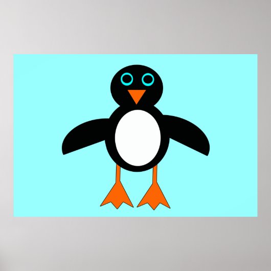 Poster de Pingouin mignon (Devant)