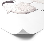 Poster de pingouins sur mesure Pingouins mignons A (Coin)