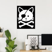 Poster de Pirate de chat (Bureau à domicile)