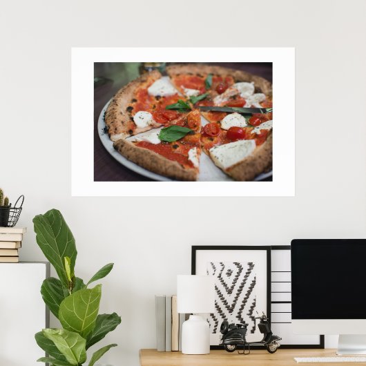 Poster de pizza (Bureau à domicile)