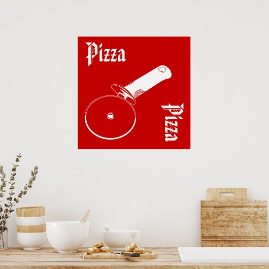 Poster de pizza (Cuisine)