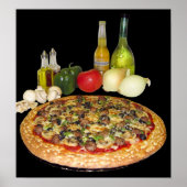 Poster de pizza (Devant)