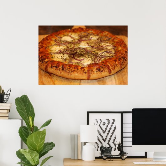 Poster de pizza (Bureau à domicile)