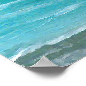 Poster de Plage de CricketDiane Ocean - Surf doux (Coin)