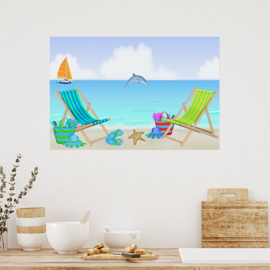 Poster de plage/Imprimer (Cuisine)