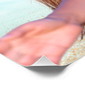 Poster de plage inspirationnel Good Vibes Only (Coin)