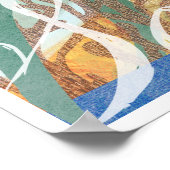 Poster de plage IV, "Seashore with Tulip Shell" (Coin)