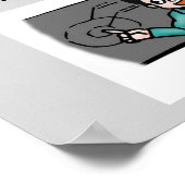 poster de plaisanterie du geek mathématique (Coin)