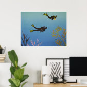 Poster de plongée sous-marine (Bureau à domicile)