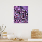 Poster de pluie violette (Cuisine)
