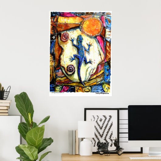 Poster de PMACarlson "Gecko" (Bureau à domicile)