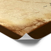 Poster de poésie de style parchemin "Horse Angels" (Coin)