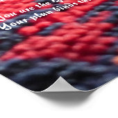 Poster de poésie en tapisserie (Coin)