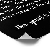 Poster de poésie inspirante à thème Lioness (Coin)