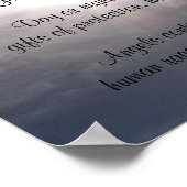 Poster de poésie Pensées de Dieu (Coin)