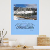 Poster de poésie romantique de plus (Cuisine)