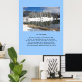 Poster de poésie romantique de plus (Bureau à domicile)