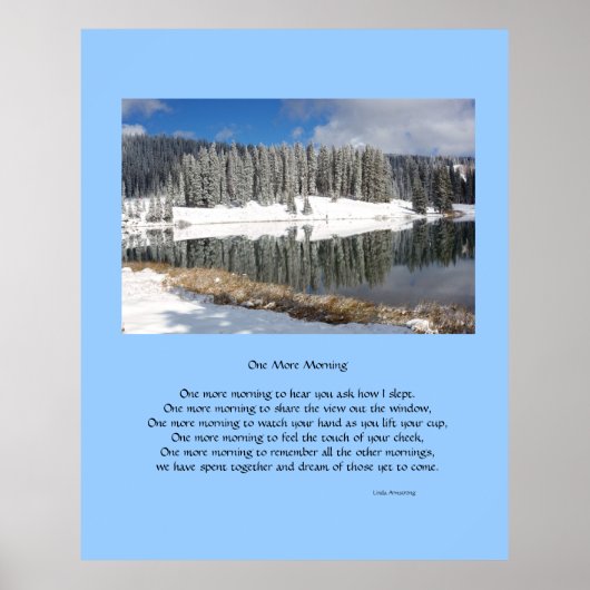 Poster de poésie romantique de plus (Devant)