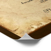 Poster de poésie spirituelle "immortelle" (Coin)