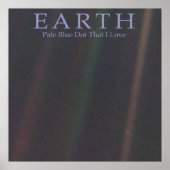 POSTER DE POINTE BLEU DE PÂLE DE TERRE (Devant)