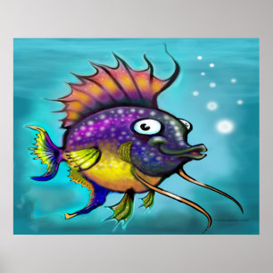Poster de poisson arc-en-ciel