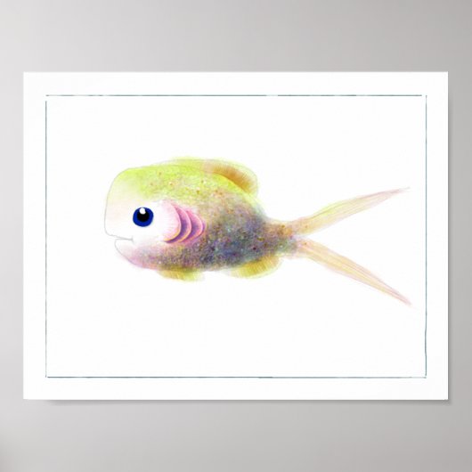 Poster de poisson Imaginaire : Gilly (Devant)