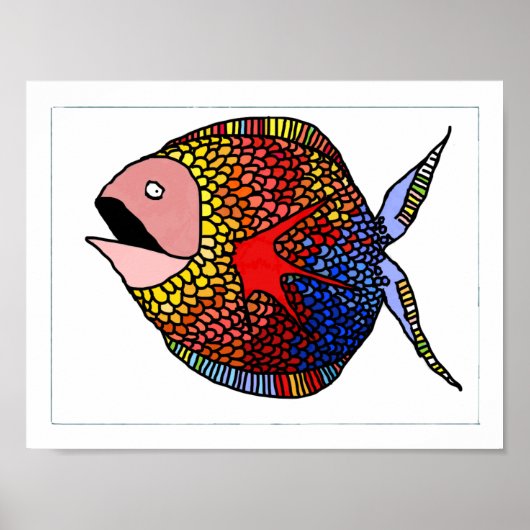 Poster de poisson Imaginaire : Stain (Devant)